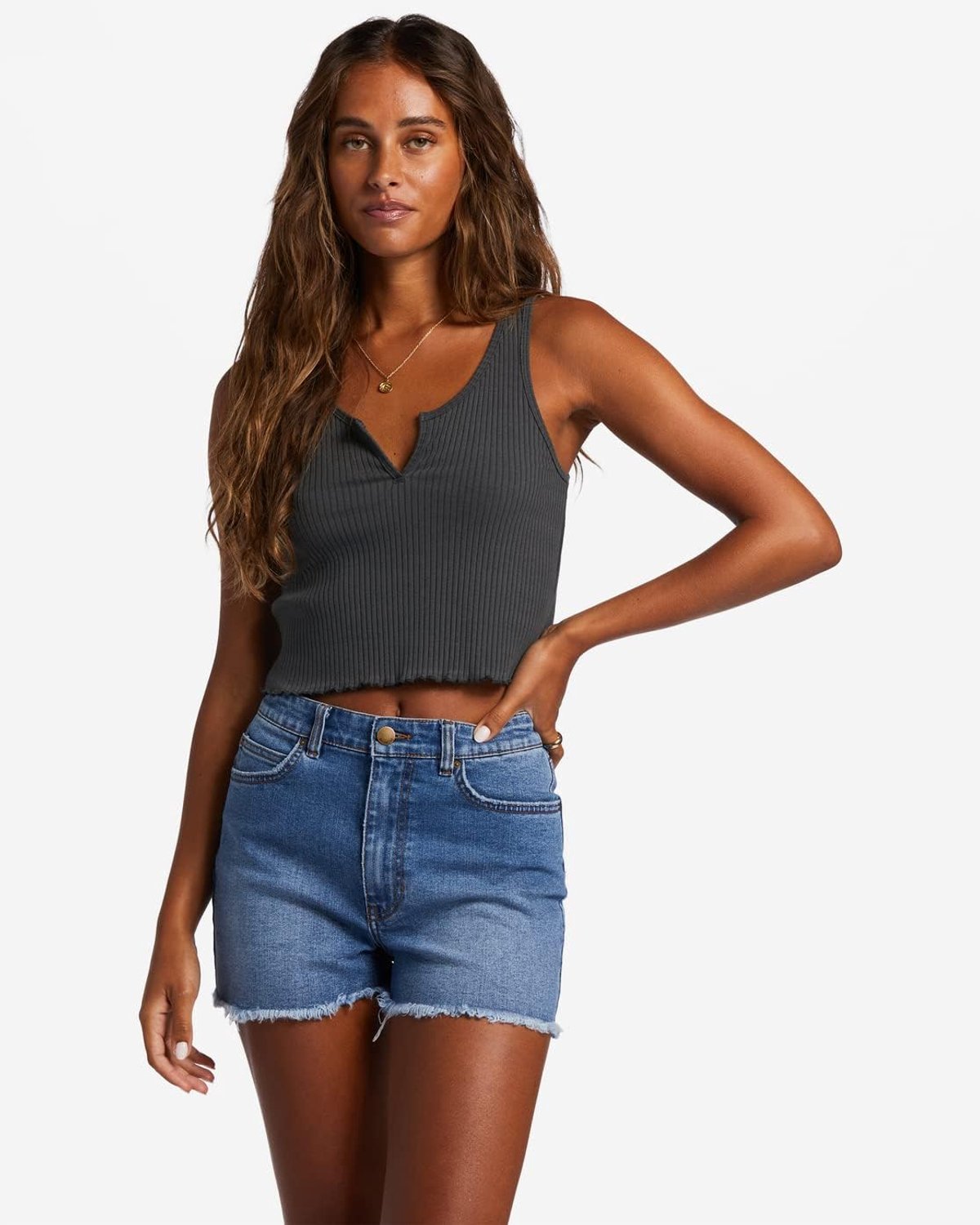 Billabong So Cheeky Dames Shorts Mid Rise Denim