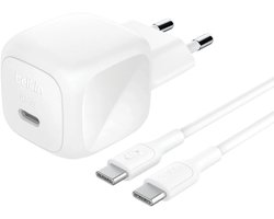 Belkin USB-C Wandlader 45 W met 1 m USB-C-naar-USB-C Kabel –Universeel - Wit