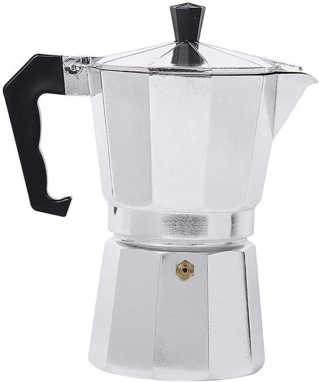 Koffiepot - Moka-percolator - Klassiek koffiezetten - Aluminium kookplaatmodel - 9 kops - Zilver