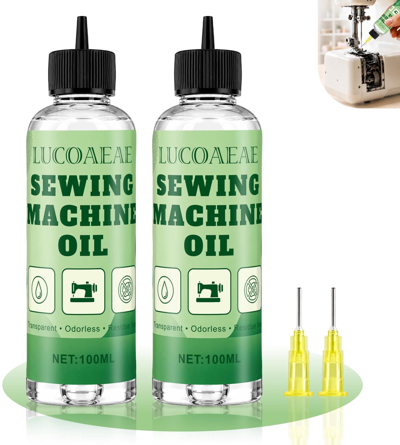 Naaimachine-olie, 200 ml voor Onderhoud