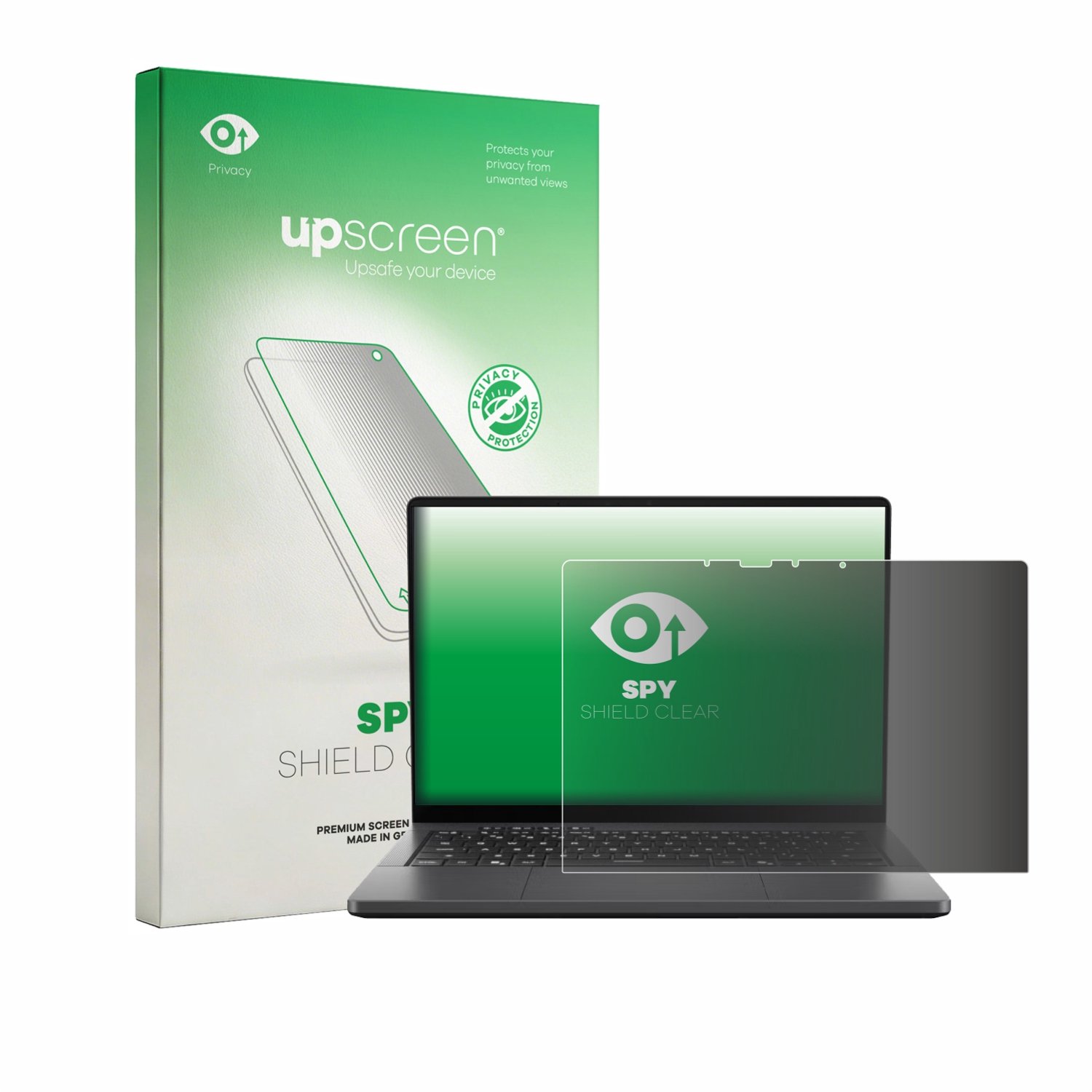 upscreen - privacy screenprotector voor ASUS ROG G14 GU405 - Folie Beschermfolie Blauwlichtfilter