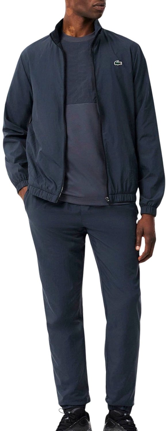 Lacoste Water-Repellent Sport Trainingspak Heren Zwart