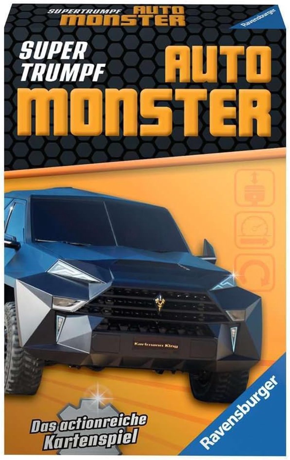 Ravensburger Super Trump Car Monster Kaartspel - 7+