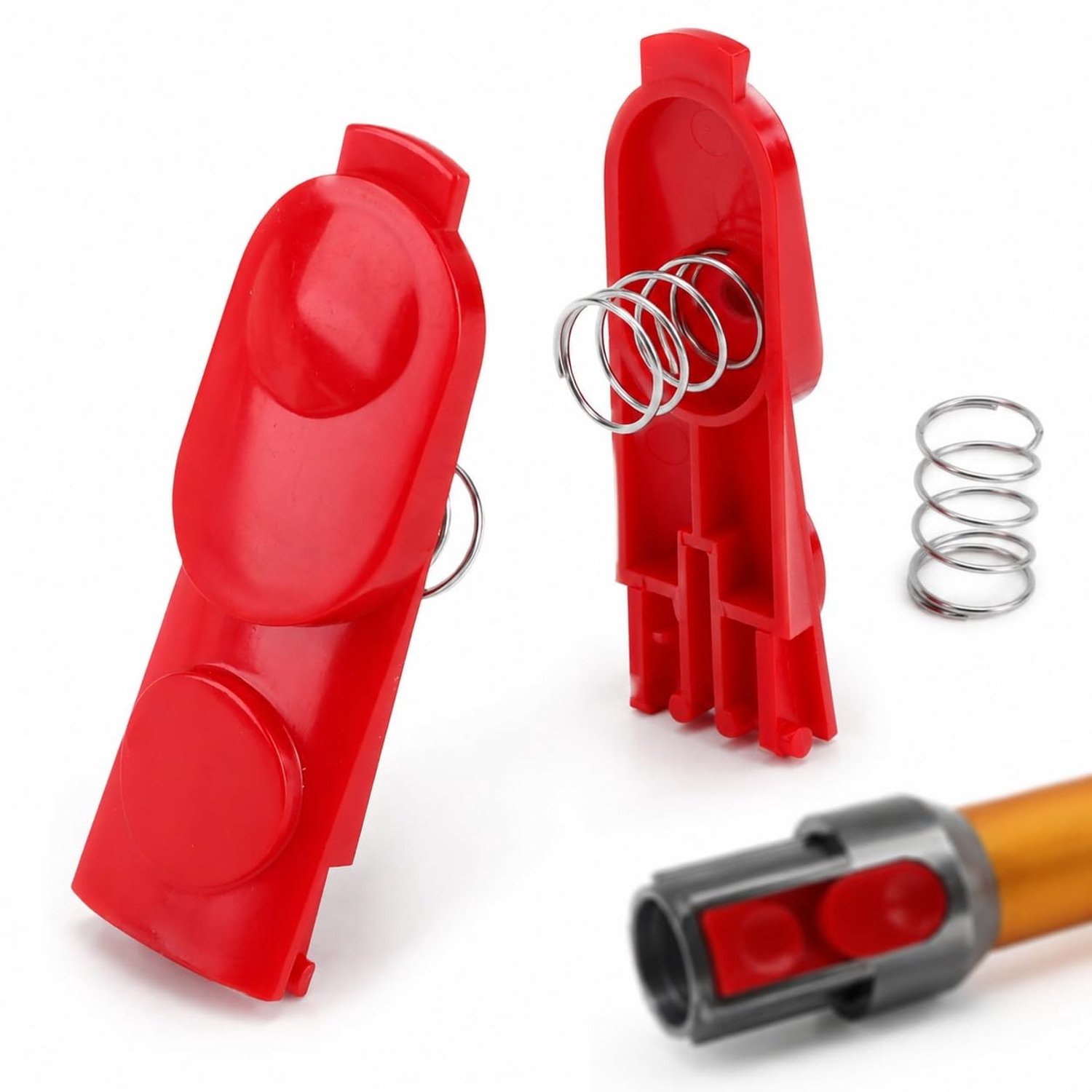 Set van 2 Veervergrendelingsknoppen voor Dyson Stofzuigers