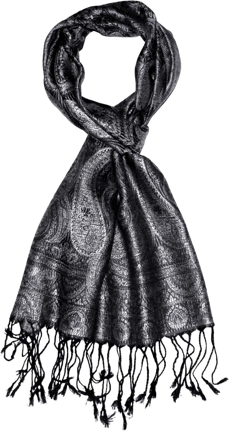 Zijden Heren Sjaal - Elegant Paisley Patroon - 100% Zijde