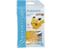 Bandai - Nanoblock - Pikachu - Pokémon - Mini Brick Figuur - Bouwset - Pixel Pikachu Pokémon Figuur Bouwpakket - NBPM001