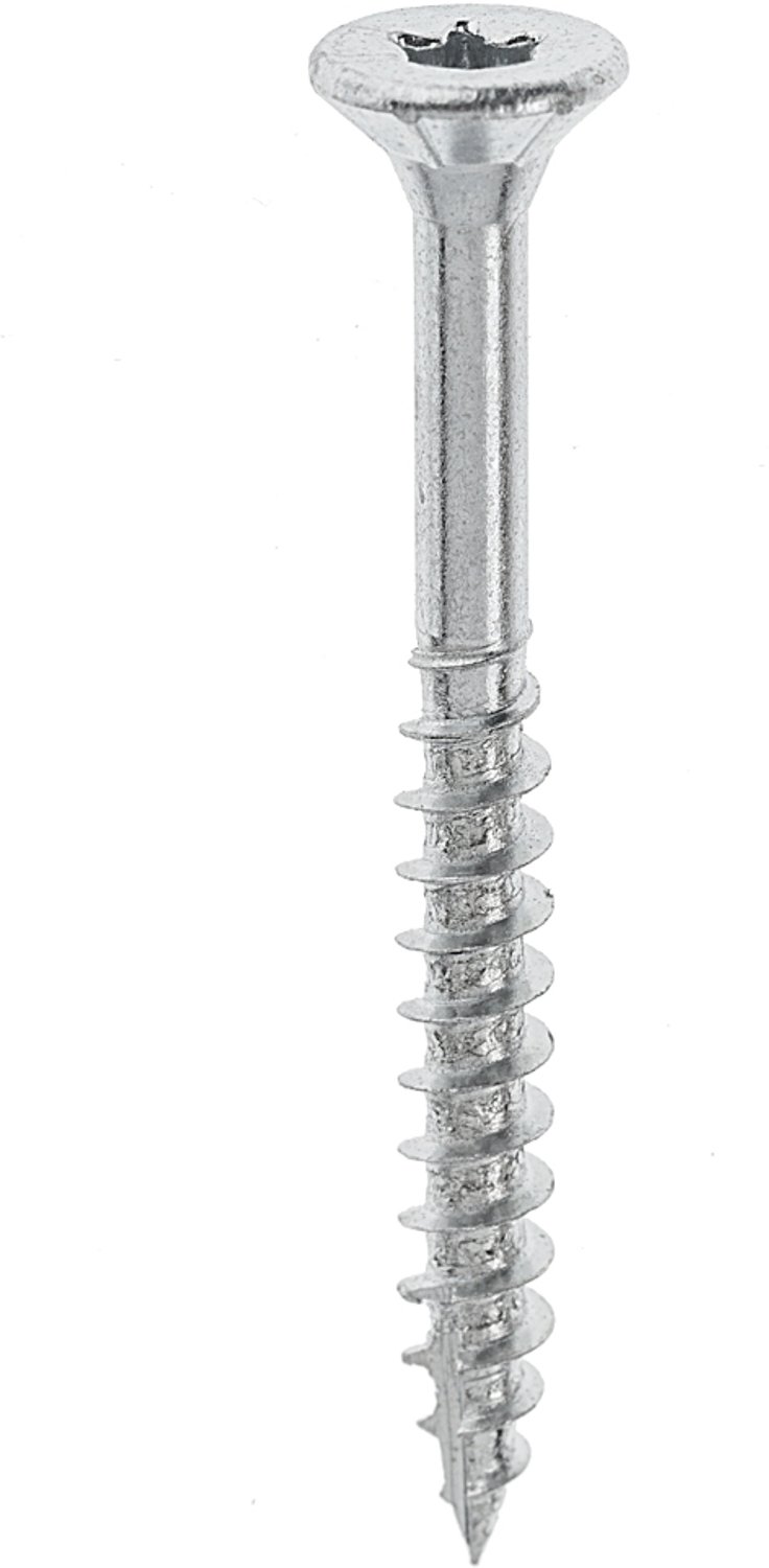 Bouwkern spaanplaatschroef platkop / torx / met nibs / type 17 snijpunt verzinkt 4.0 x 60 /36 200 st.