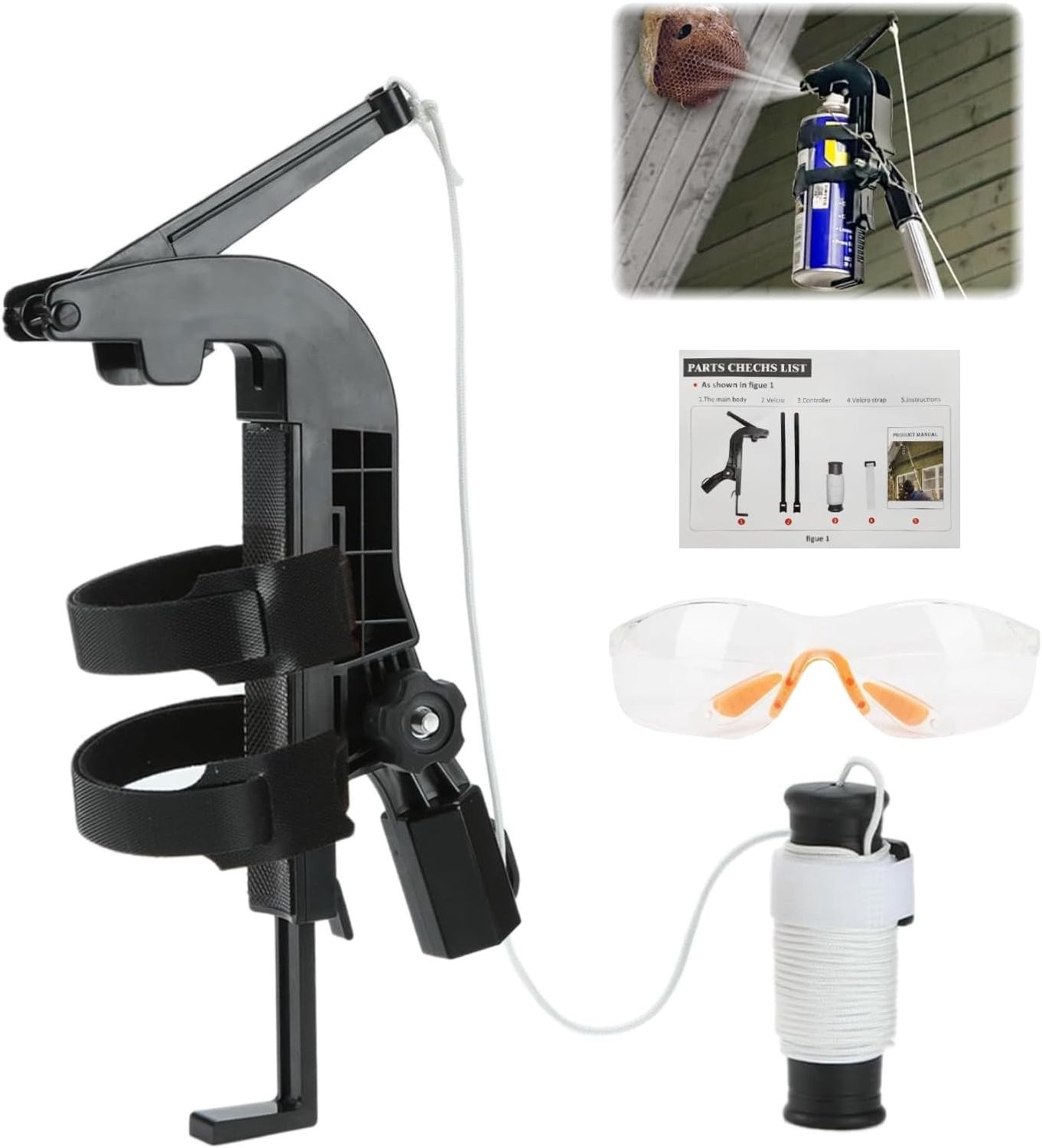 Verstelbare Spray Extensie Adapter met Hoekverstelling voor Efficiënt Spuiten en Gebruiksgemak