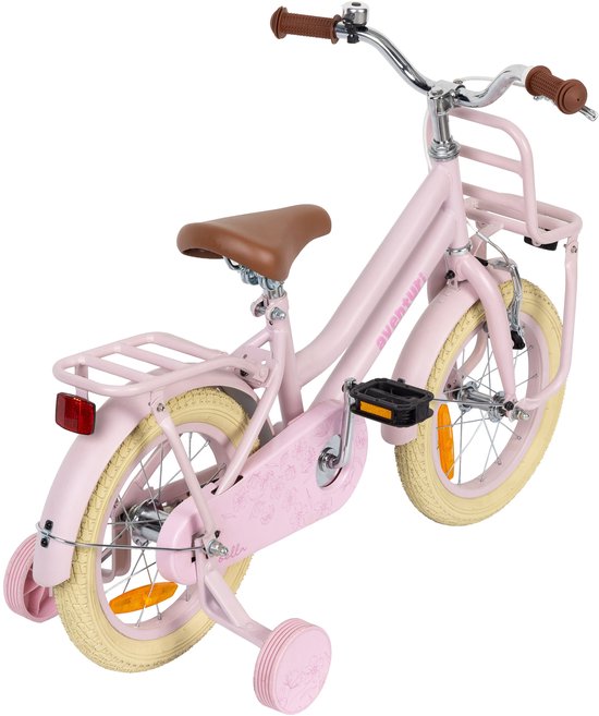 Aventuri Bella 3.0 Meisjesfiets 14 Inch - Kinderfiets voor 3 tot 5 Jaar - 95-110 cm - Met Zijwieltjes - Roze — afbeelding 4
