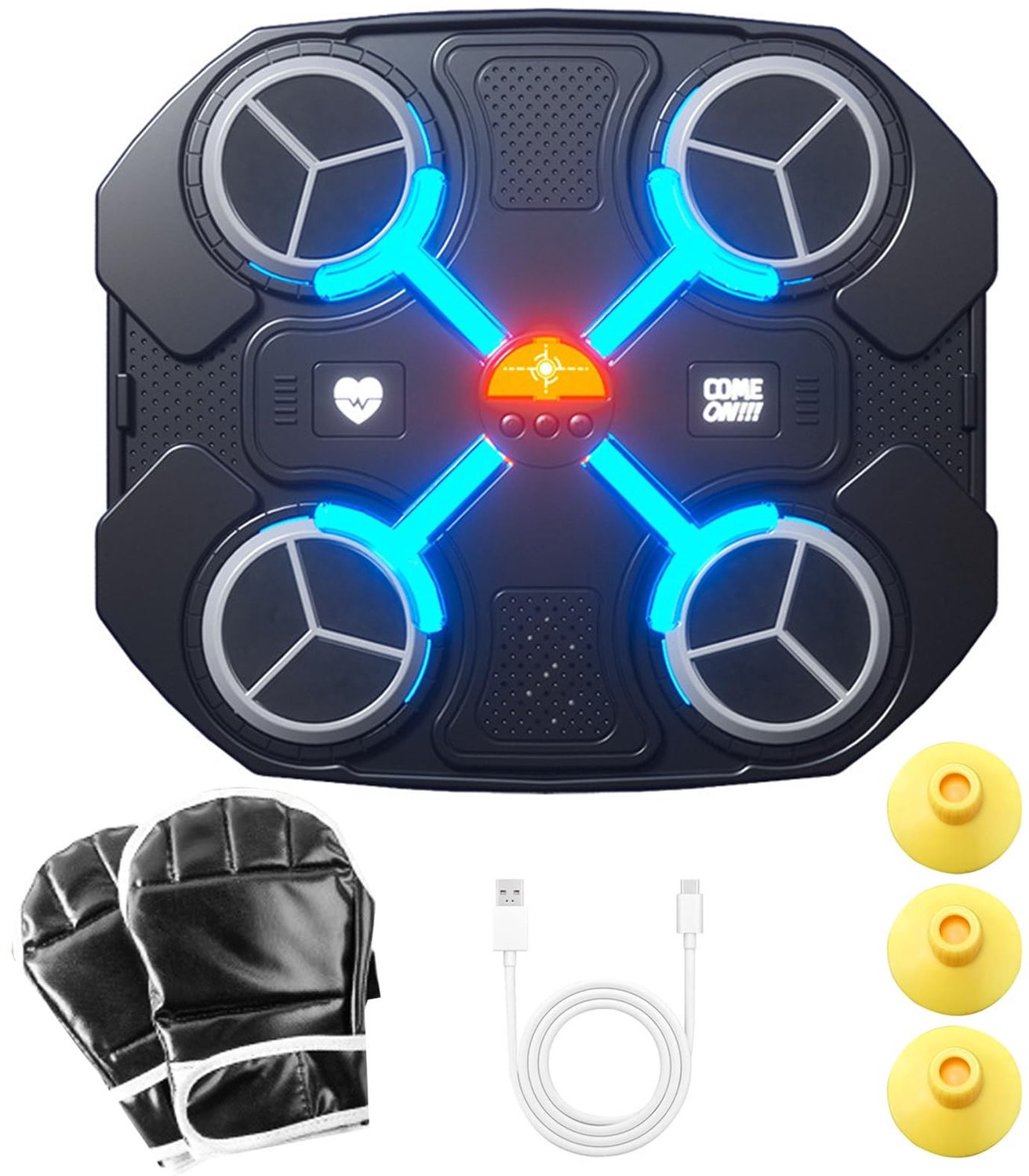 Muziek Boksmachine met Bluetooth - Wandgemonteerde Bokstrainingsapparaat voor Kinderen en Volwassenen
