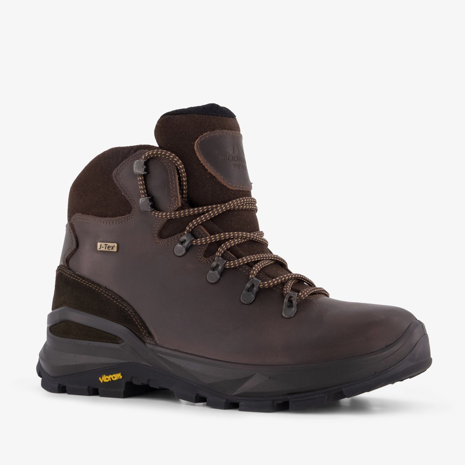 Mountain Peak cat. B heren wandelschoenen vibram zool – Uitneembare zool Bruin
