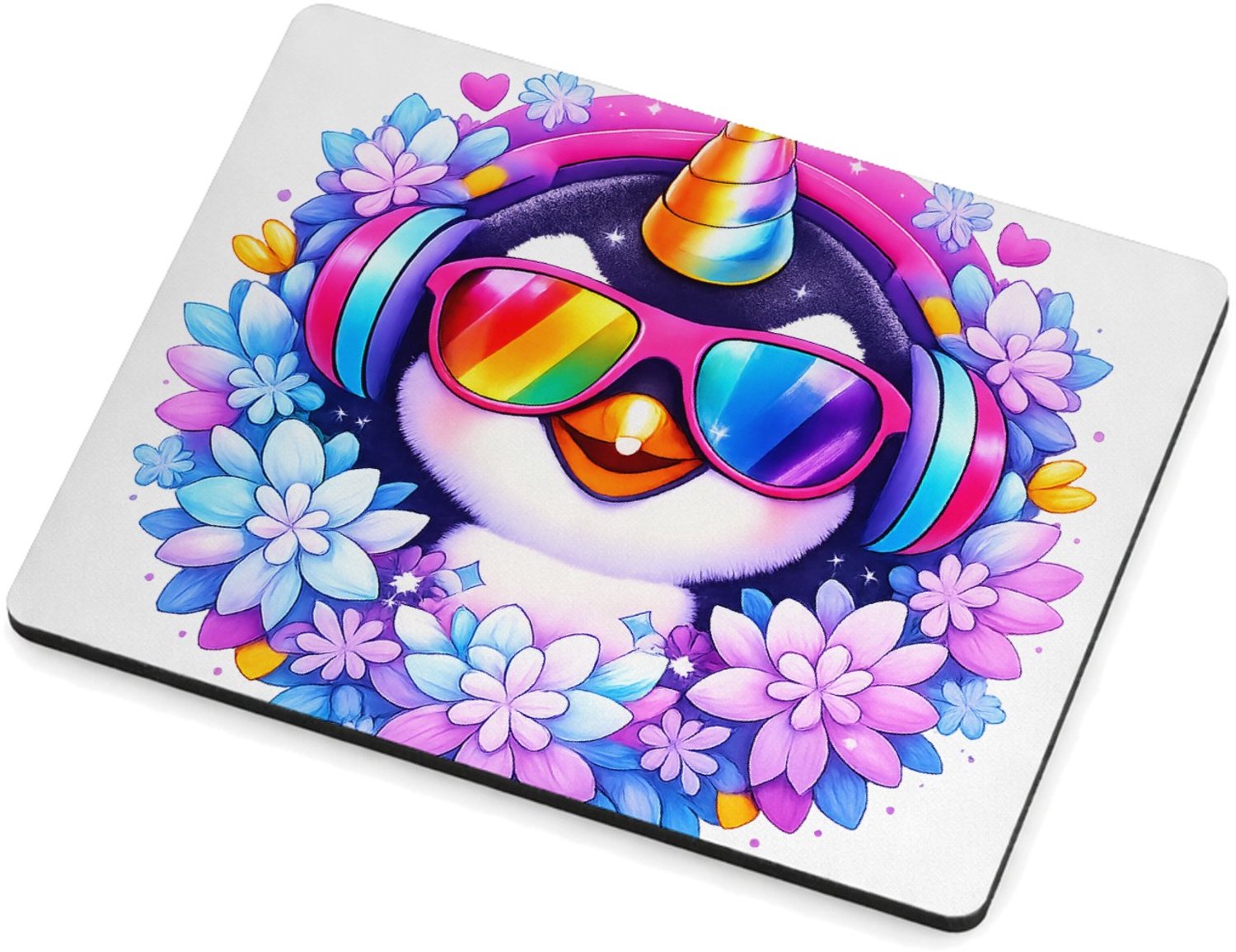Mr Cadeautjes MDF magnetische fotolijst 9 x 7 - design Een speels karakterportret dat een alledaags dier opwaardeer | cadeau Wit