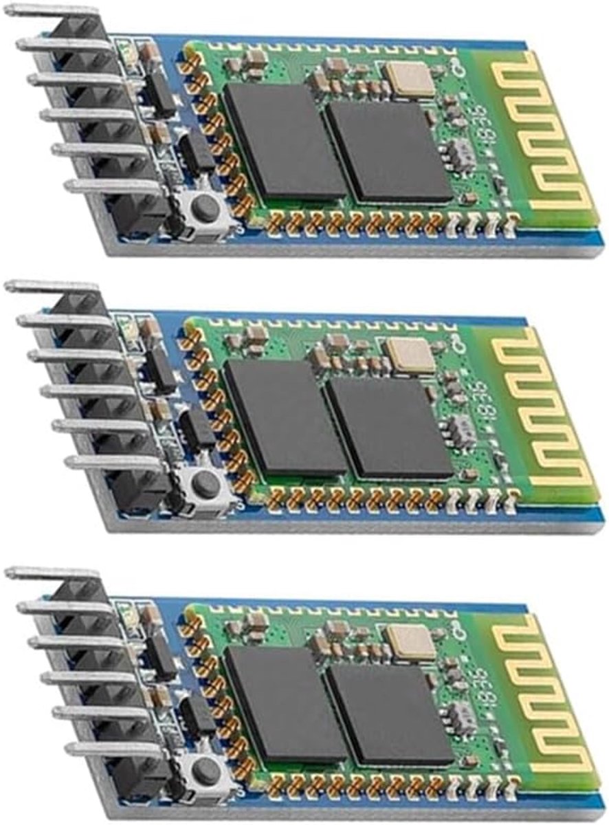 3 stuks HC-type 05 draadloze Bluetooth RF-transceiver Master Slave Geïntegreerde Bluetooth-module 6-pins draadloze seriële poort communicatie BT Module.