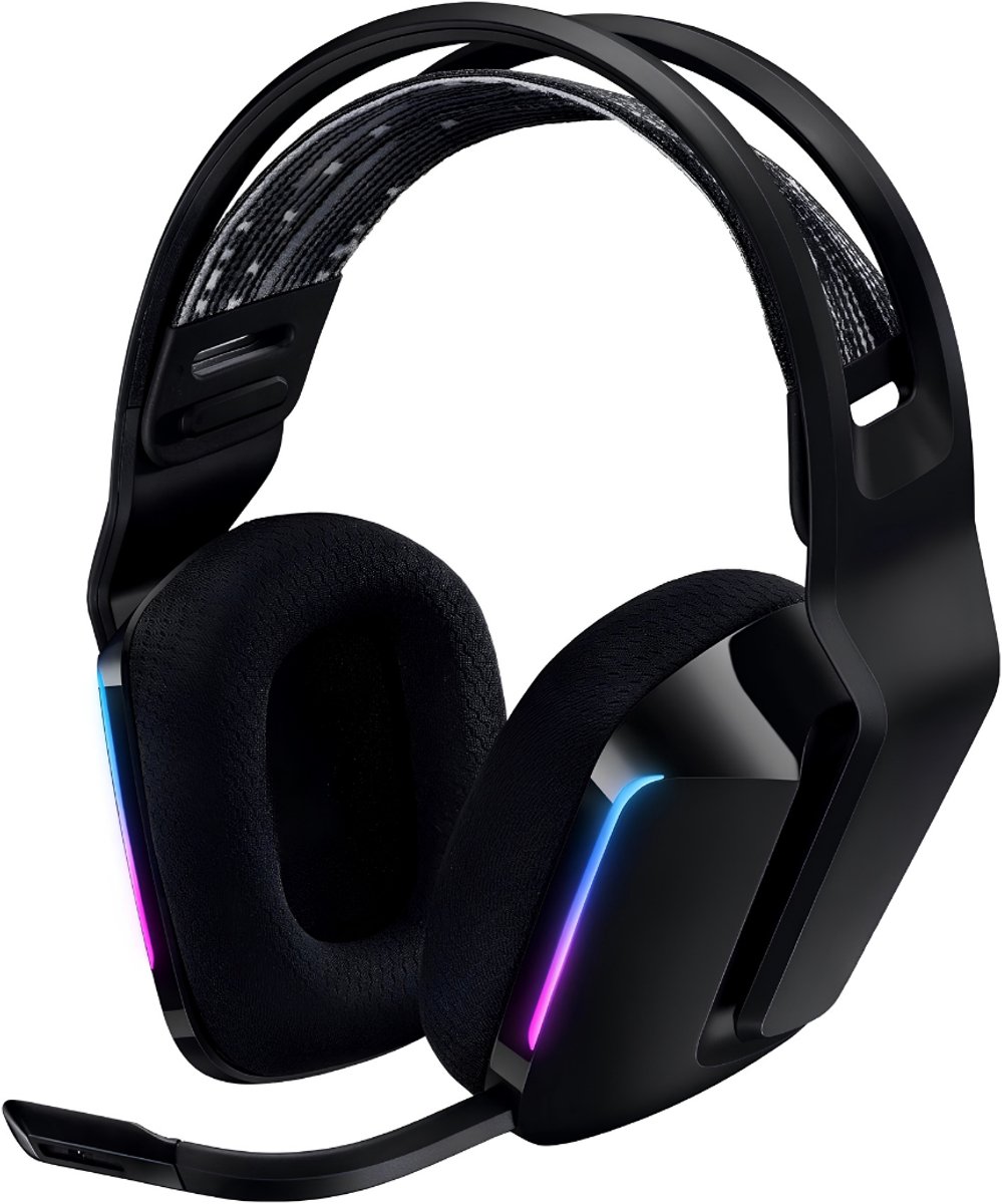 KIRA® Game headset draadloos - Headset - Gaming headsets - Game headset - Zwart - 18cm x 19cm x 9cm