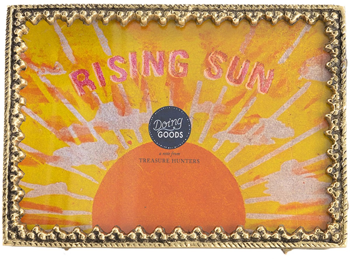 Doing Goods Blaze Frame Large - Gold Shiny