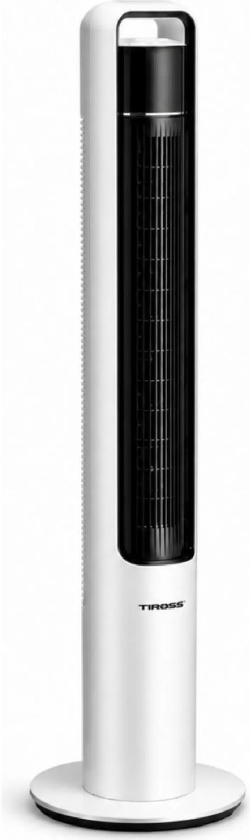 TIROSS Kolomventilator 35 W met 12 snelheden, stille stand, natuurlijke stand, normale stand en slaapstand voor thuis en kantoor
