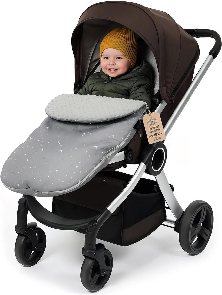 Voetenzak Kinderwagen - Winter Inlay - Warmte Buiten - Waterafstotende Buitenlaag - 90x45cm - Galaxy