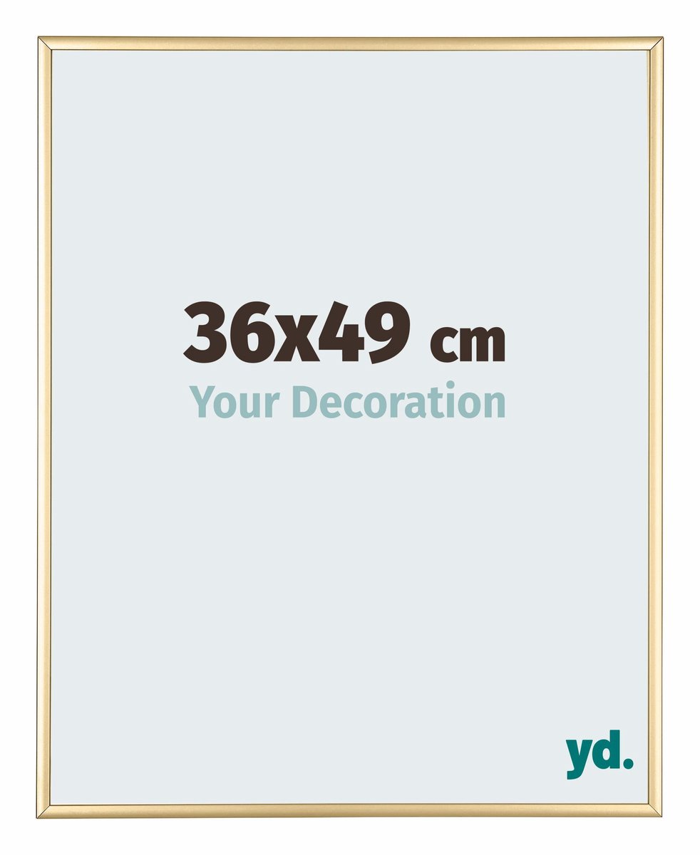 yd. Your Decoration - Fotolijst 36x49 cm - Aluminium - Goud - Kent