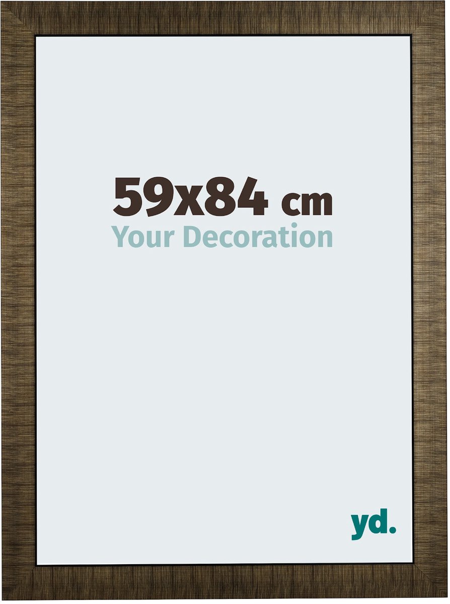 yd. Your Decoration - Fotolijst 59x84 cm - Hout - Champagne Geborsteld - Leeds