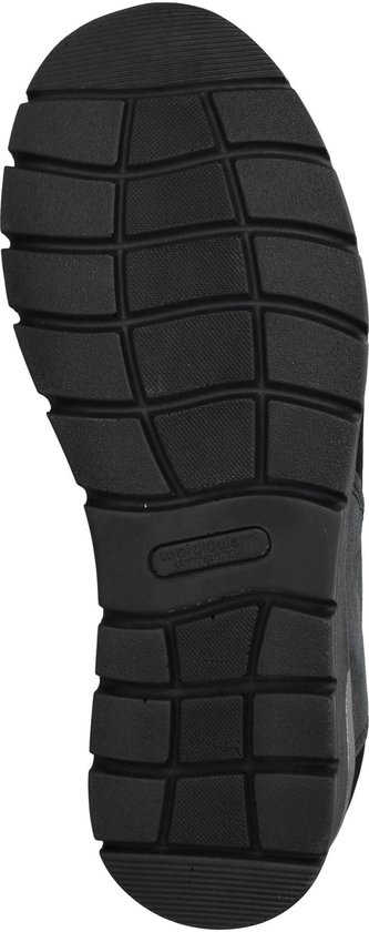 Zwarte Waldlaufer sneaker zool met profiel.