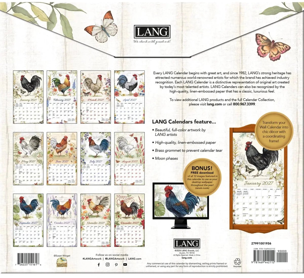 Proud Rooster Kalender 2027
