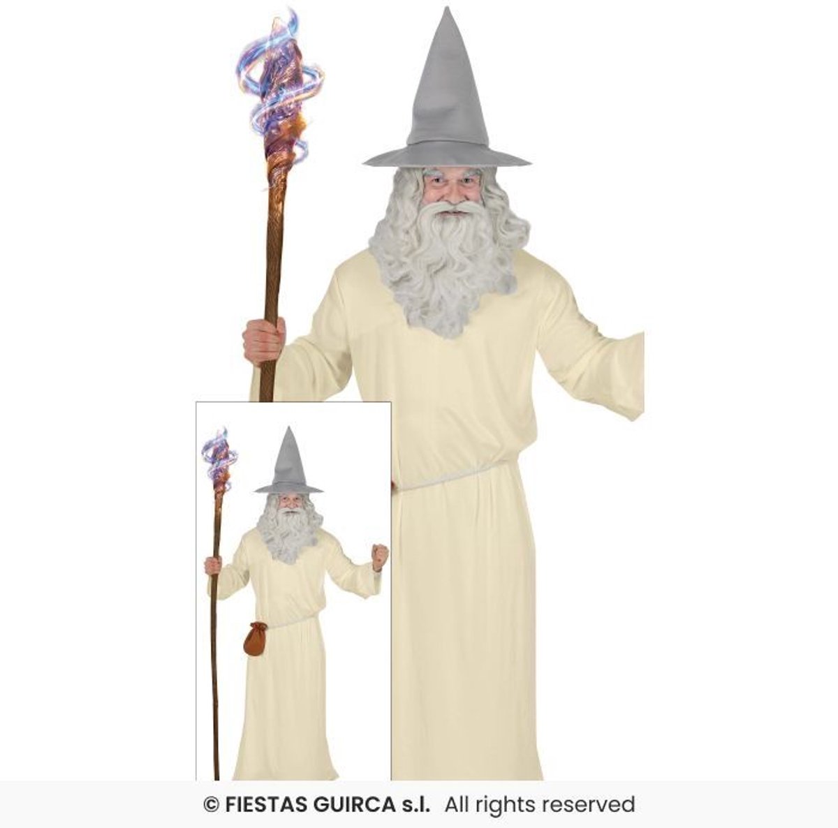 Gandalf Kostuum Wit
