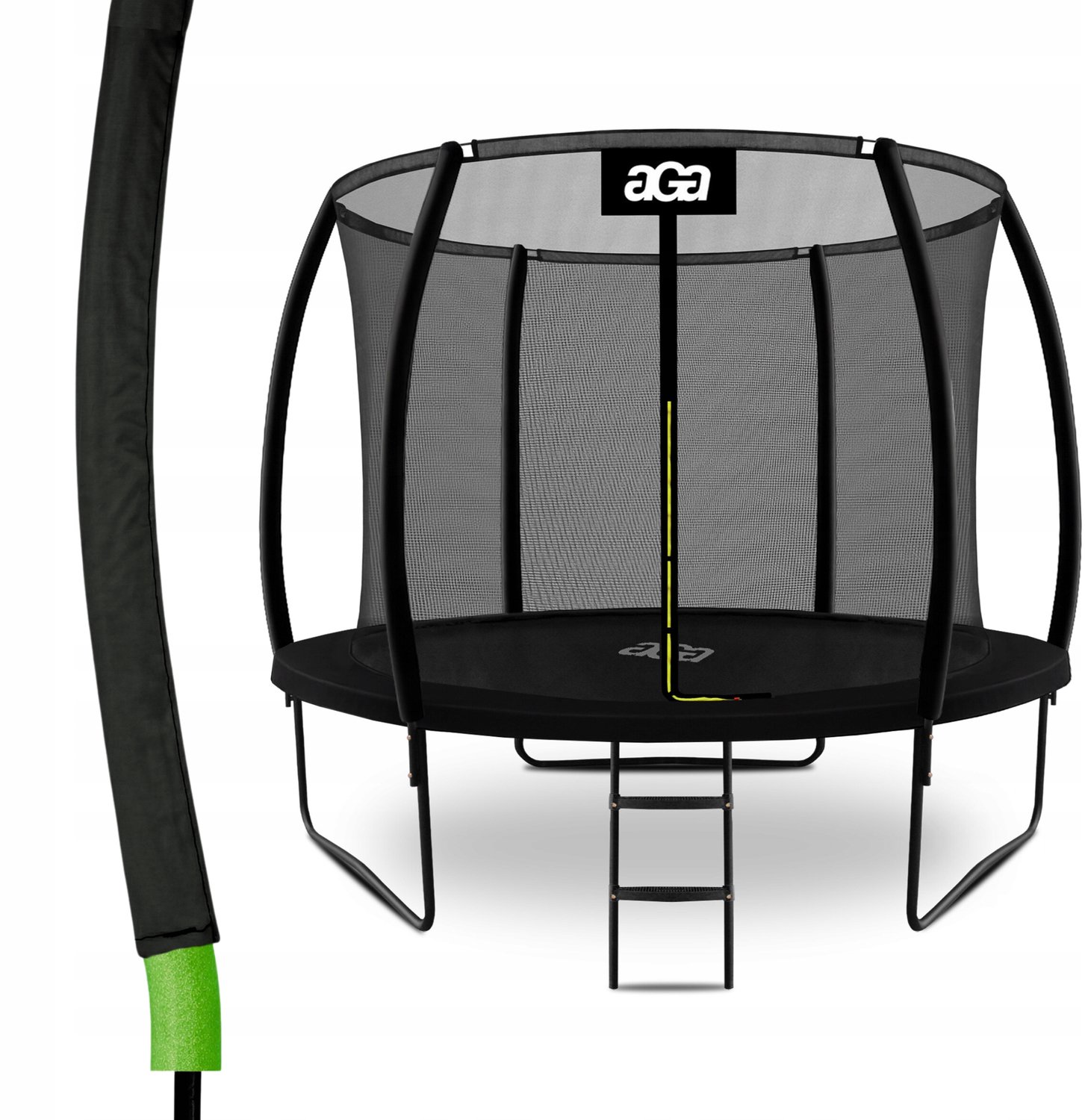 Beschermhoes Trampolinepaal - Zwart, 180-500 cm