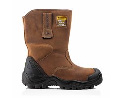 Stoere waterdichte werklaarzen | merk BuckBootz | model Buckshot BSH010 | S3