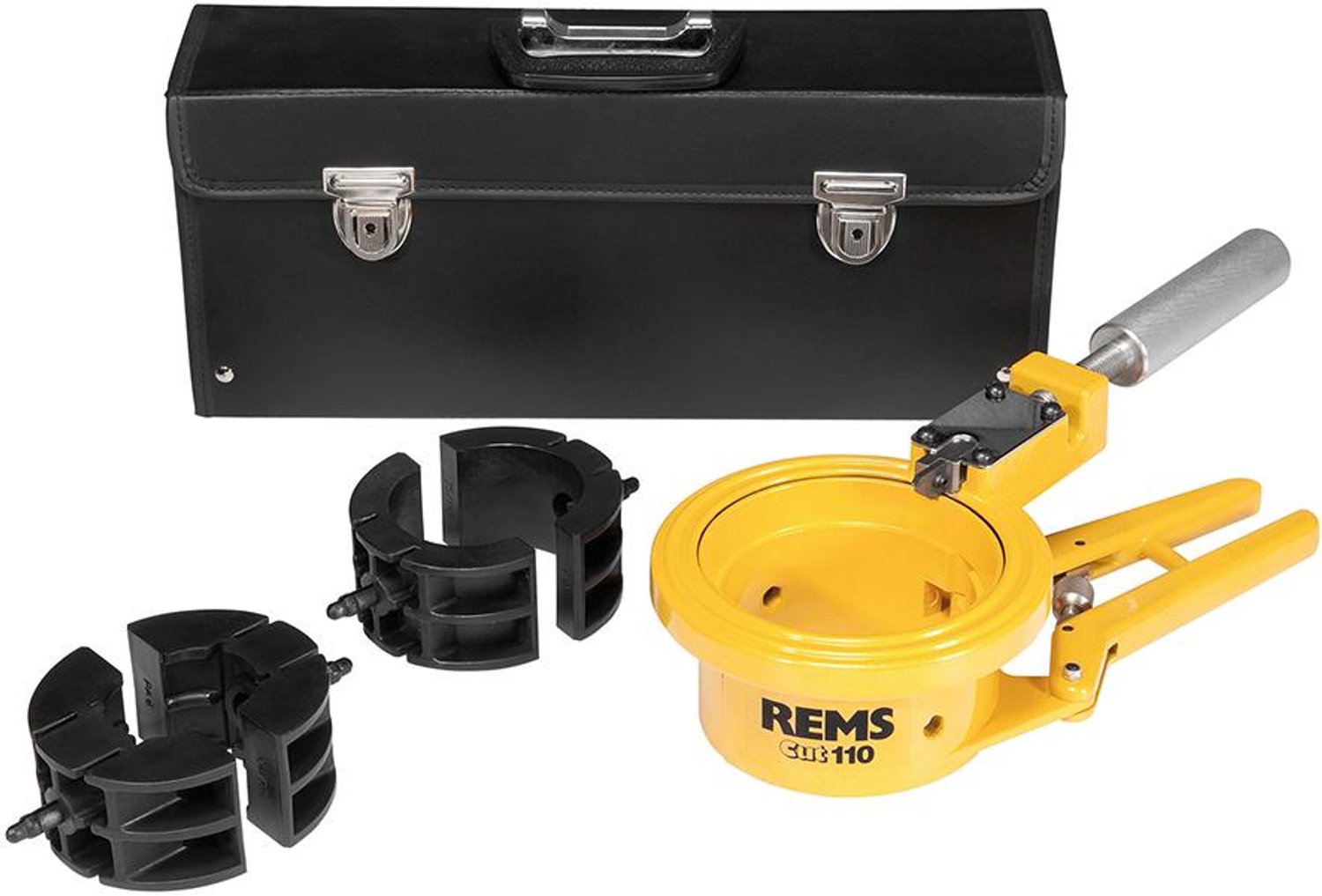Set pijpsnijder afschuinapparaat Cut 110 P Set 50-75-110 REMS