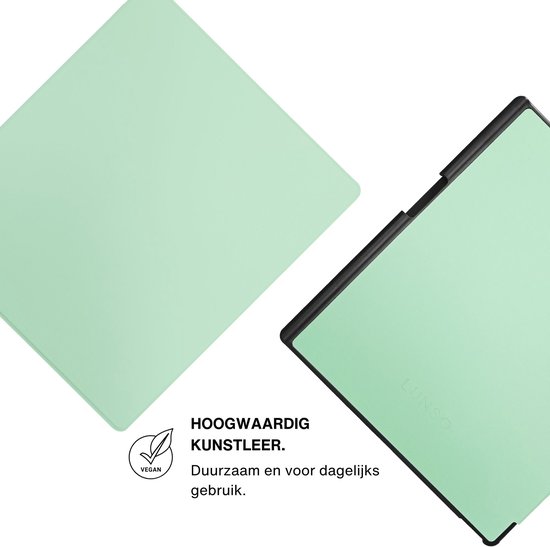 Lunso ReMarkable Paper Pure book folio cover PU leer hoes - Groen — afbeelding 4