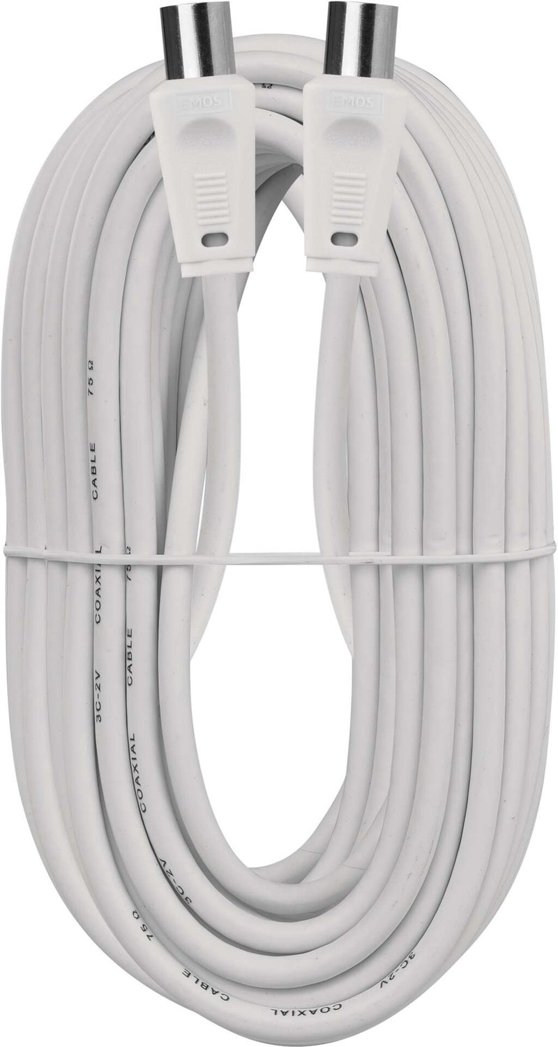 EMOS Afgeschermde coaxkabel voor antennes, 15 m – rechte stekkers, S31500