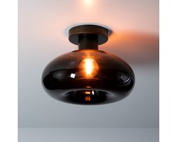 Hoyz Collection - Plafondlamp Halo - Bruin - 27x27x20 cm