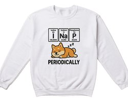 Shiba Inu Sweater – PERIODICALLY – Dieren Outfit – Unisex Sweater voor Dames & Heren – Leuk Cadeau voor Shiba Inu Liefhebbers