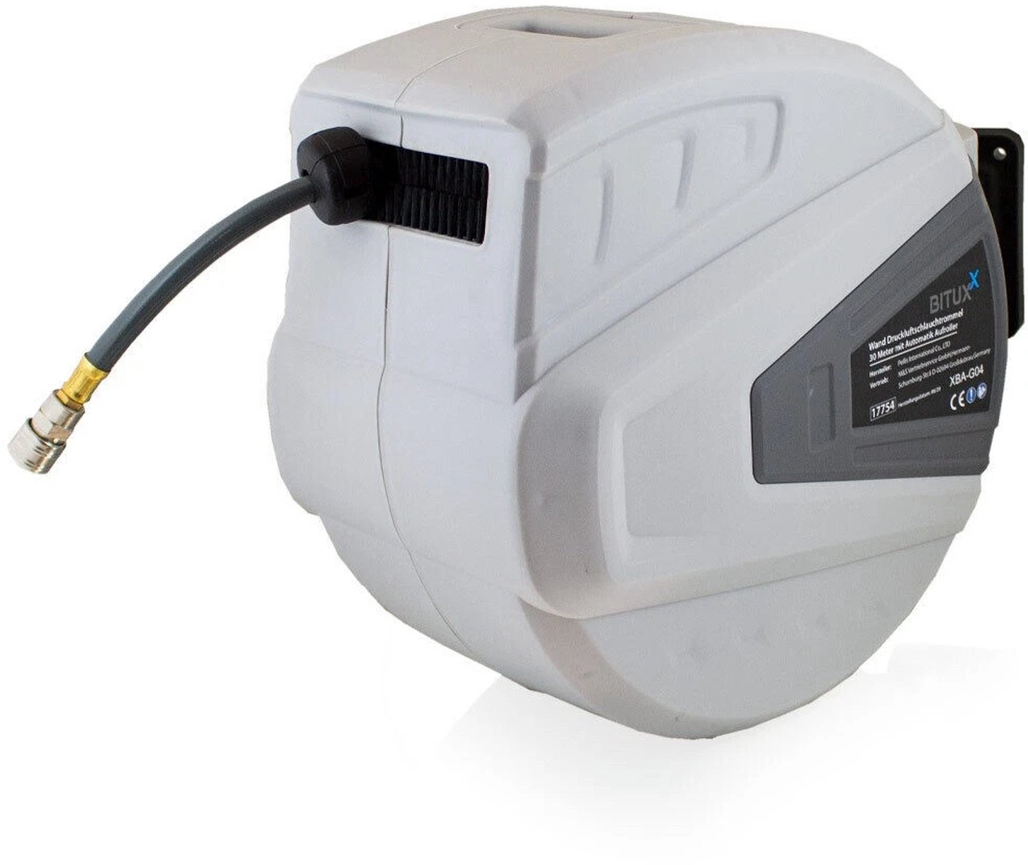 Automatische Persluchthaspel 30 Meter – 1/4 Inch – Oprolbare Persluchtslang
