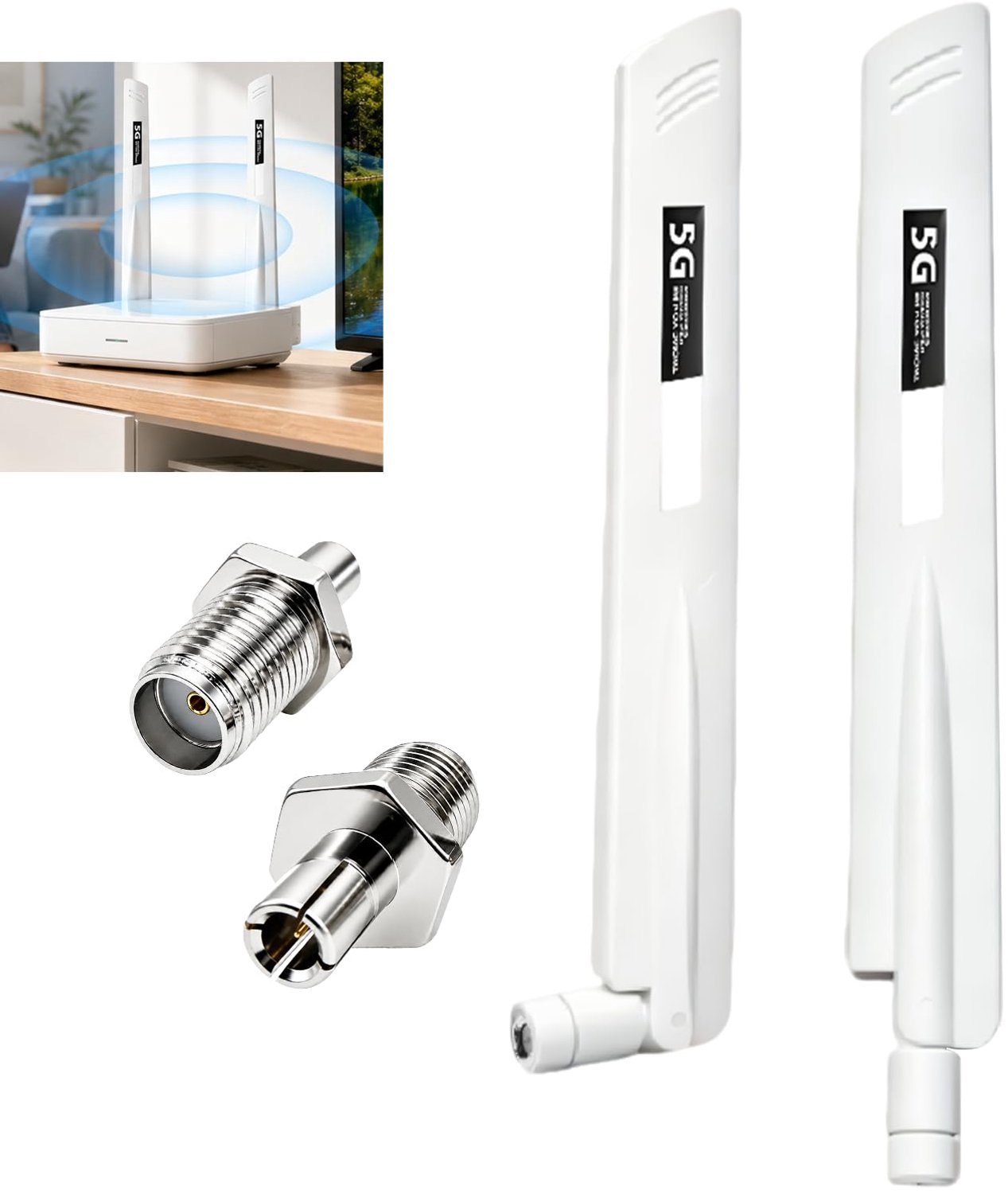 Antenne 18DBI - omnidirectioneel - versterker - verbeter wifi-signaal - m-winkel