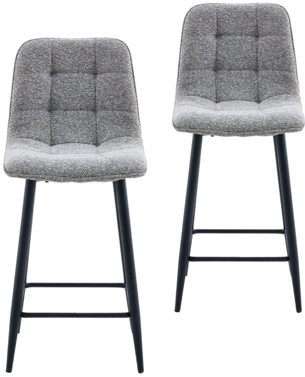 DS4U - - Hugo barkruk 65 cm - Set van 2 - Taupe - Stof