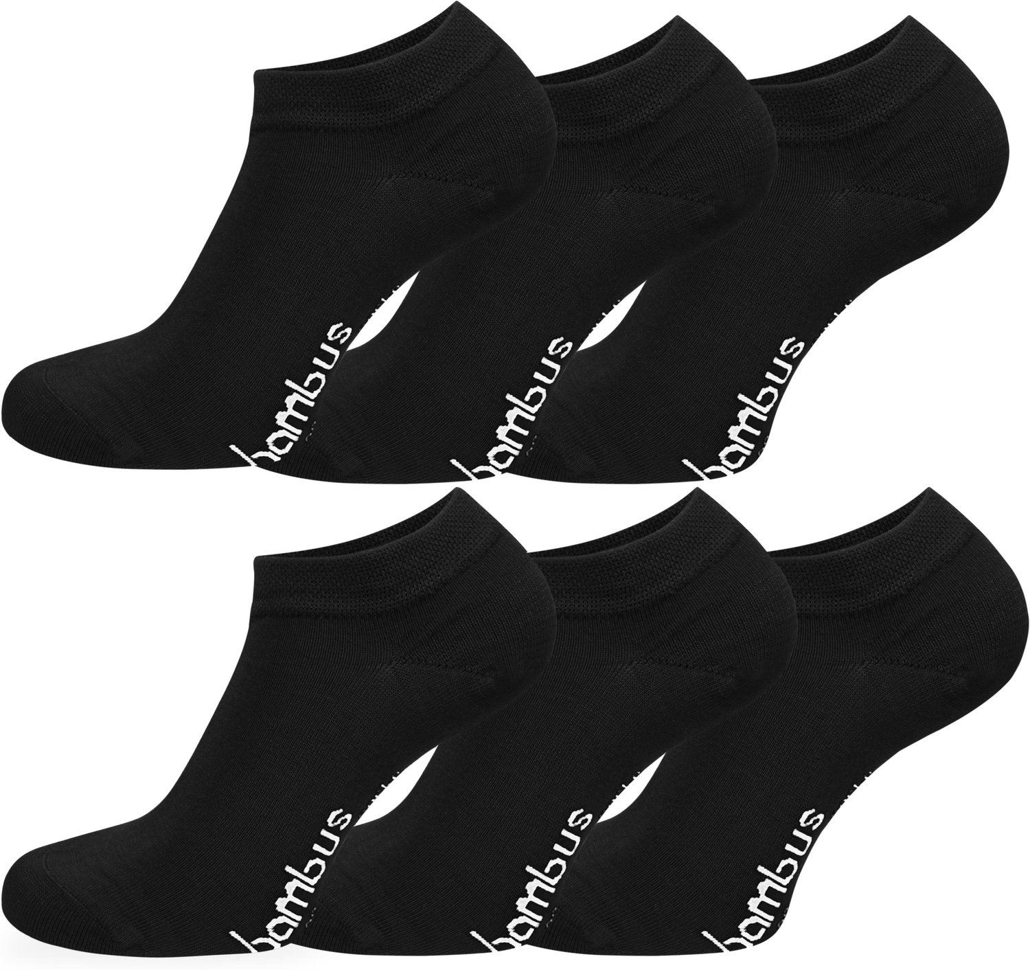 6 paar viscose gezondheidssokken voor sneakers