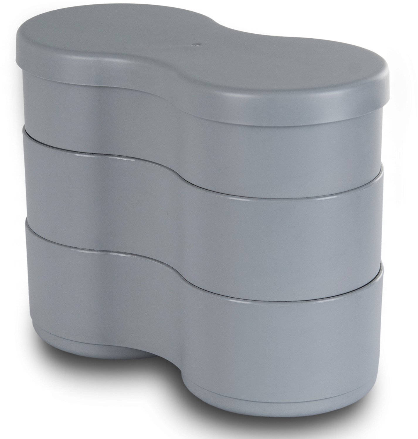 PRACTIC - Opvouwbare snackcontainer, 17 x 13 x 16 cm