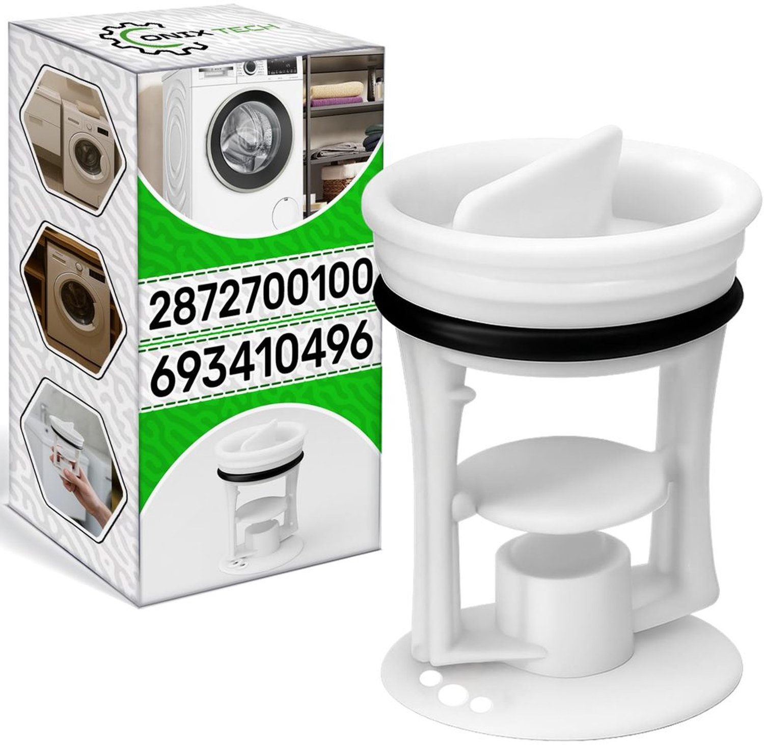 Filter voor Wasmachine Afvoerpomp - Originele Code 2872700100