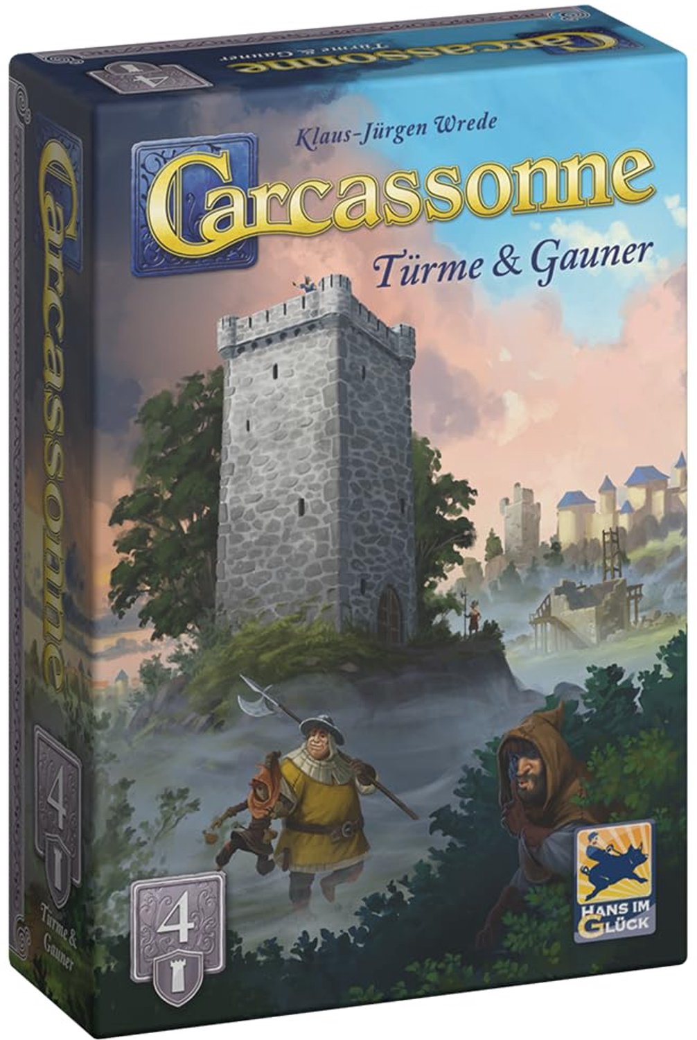 Carcassonne Uitbreiding met Torens en Gauners