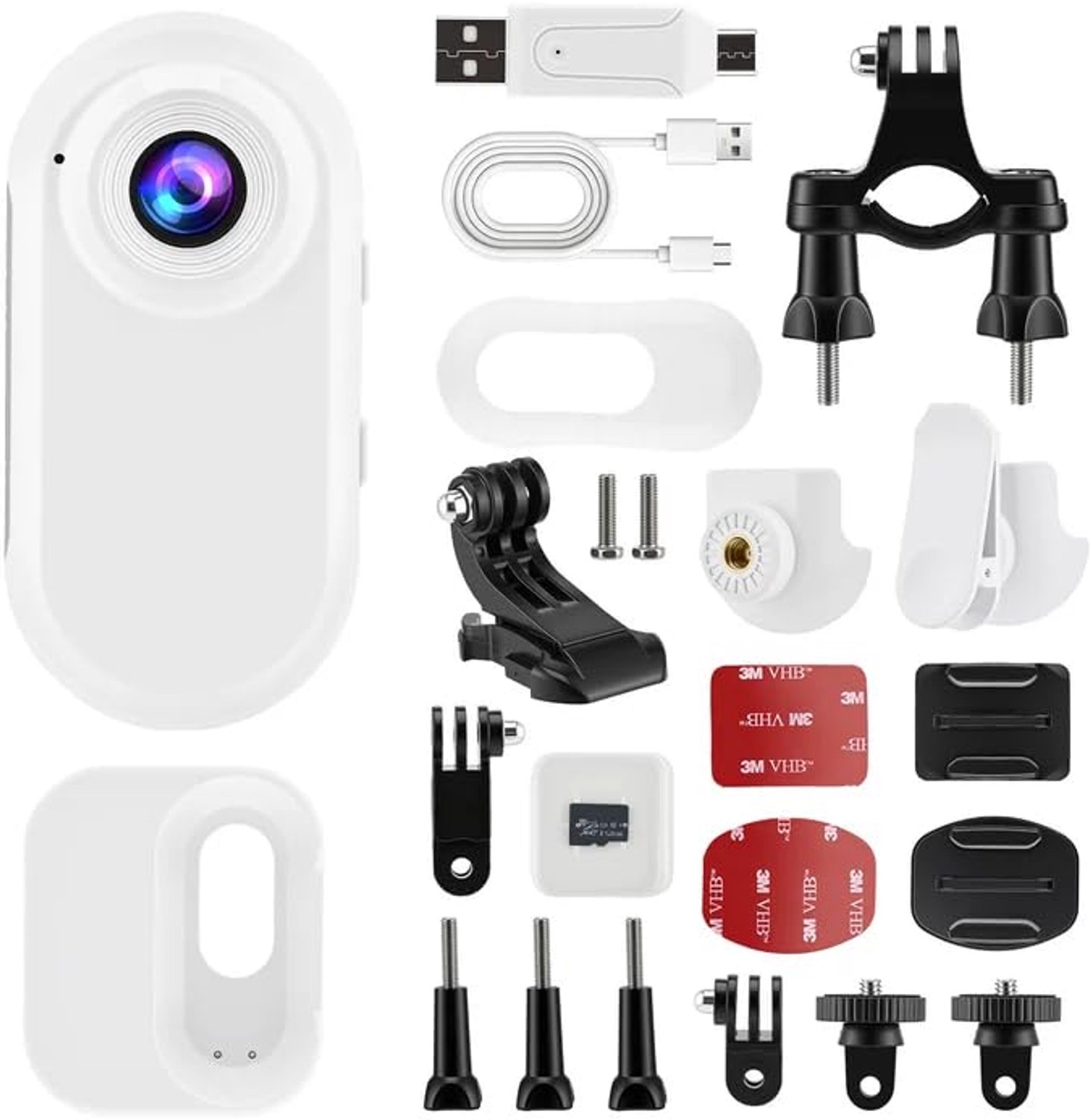 Mini Actie Camera 1080P met Batterijcompartiment en 128GB SD-kaart