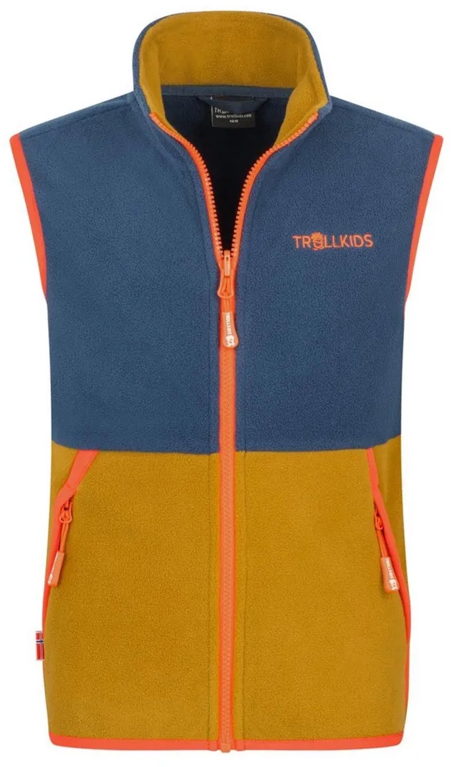 Trollkids Kjerag Vest cm Jongen Oranje