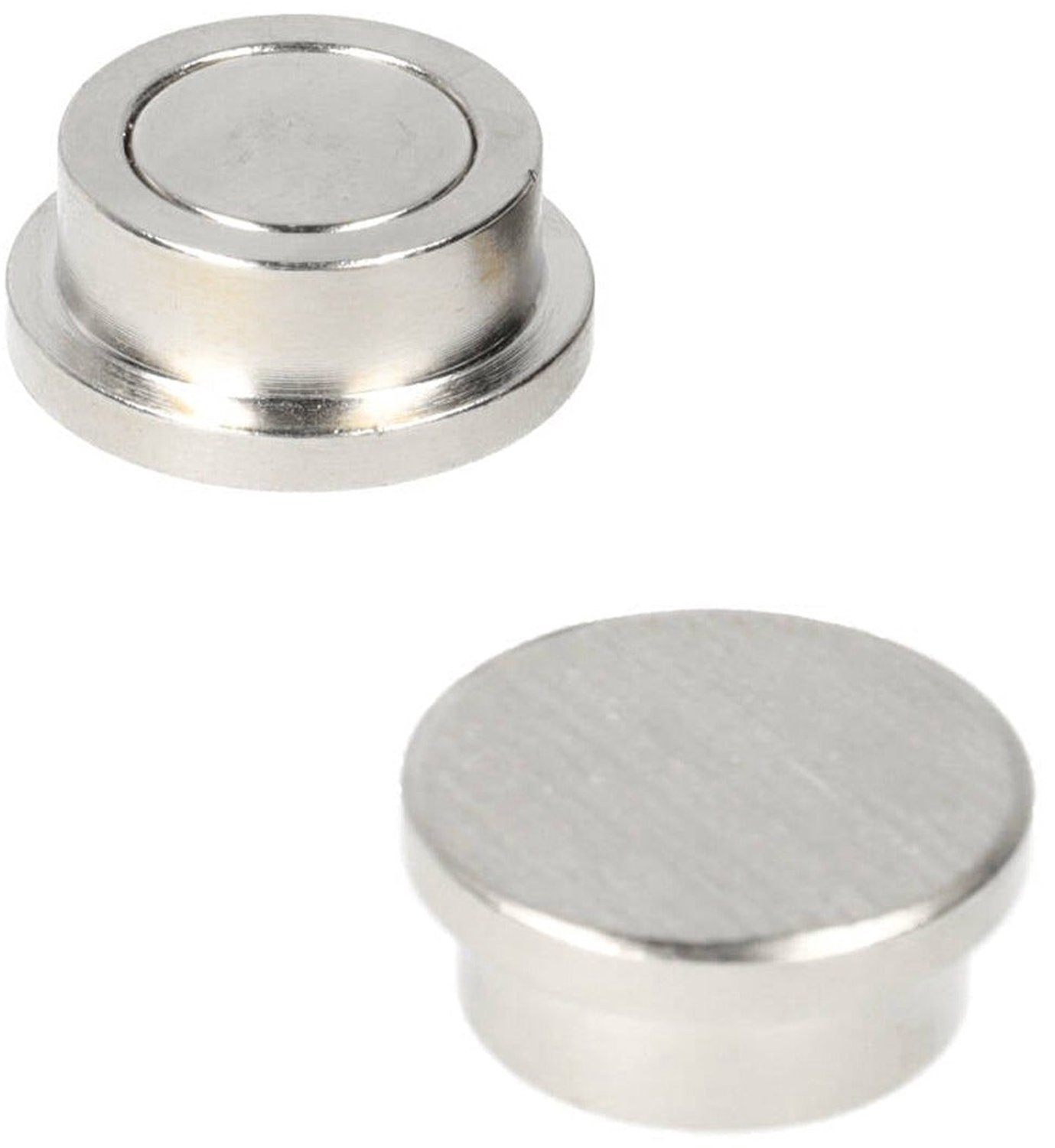Memomagneet ø22 mm Magneet N48 NiCuNi – 8 stuks