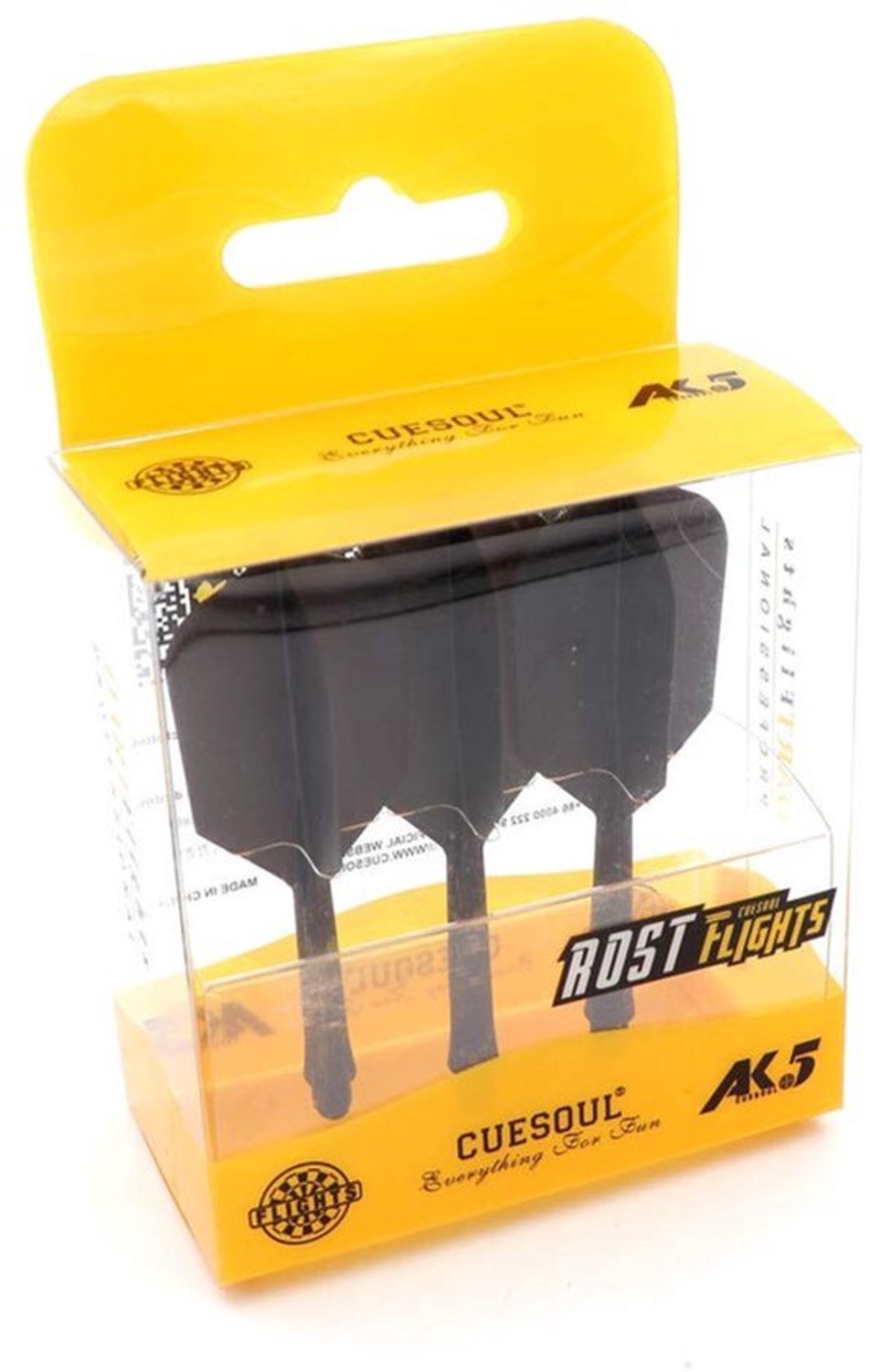 Geïntegreerde Dart Shaft en Flights Medium, Slanke Vorm, Set van 3