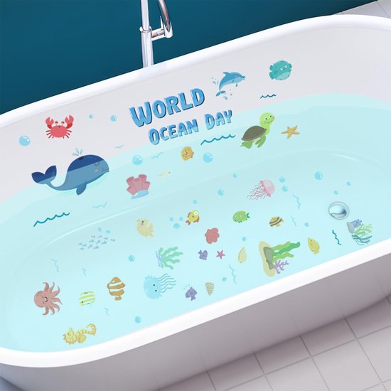 24 Stuks Antislip Bad Stickers voor Veiligheid in de Badkamer — afbeelding 2