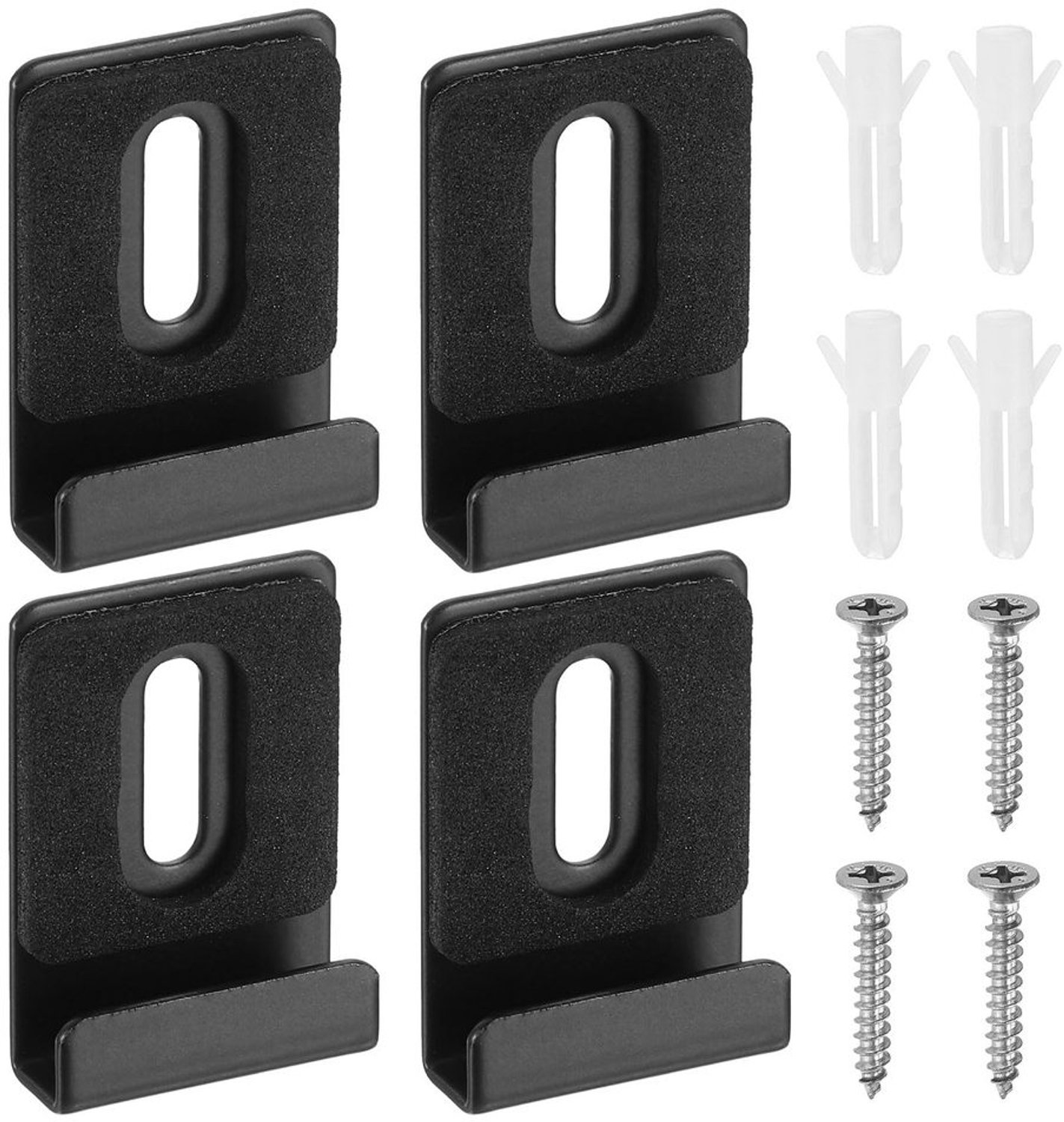 Metalen Spiegelhouders voor Wandmontage - 4 Stuks