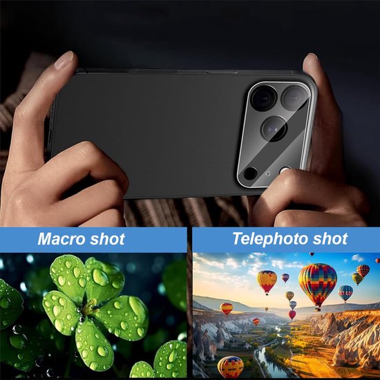 Set van 3 Camera Beschermfolies voor IP 17 Pro Max — afbeelding 5