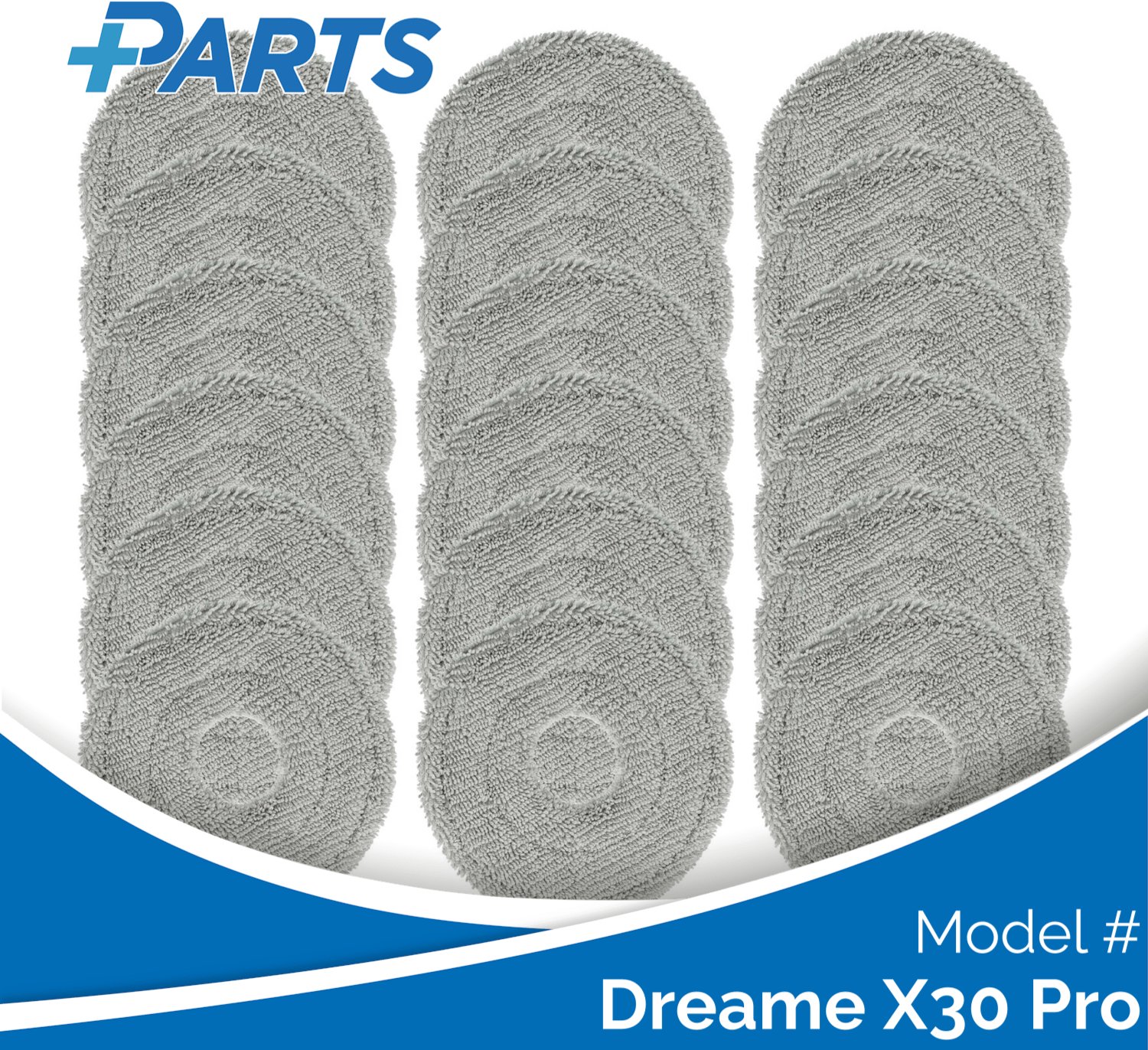 Plus.Parts Dreame X30 Pro Dweilpads (18 Stuks, Plus.Parts® alternatief voor RMP8) Overig