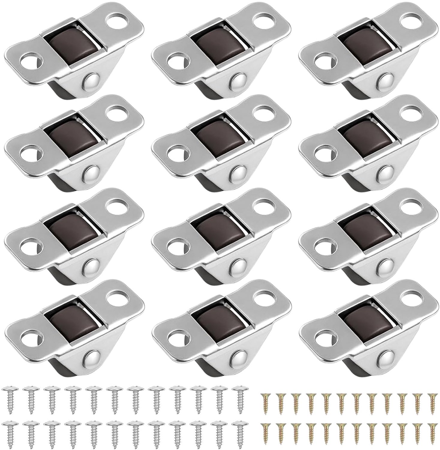 Set van 12 Mini Meubelkasten met Stil TPR Wielen