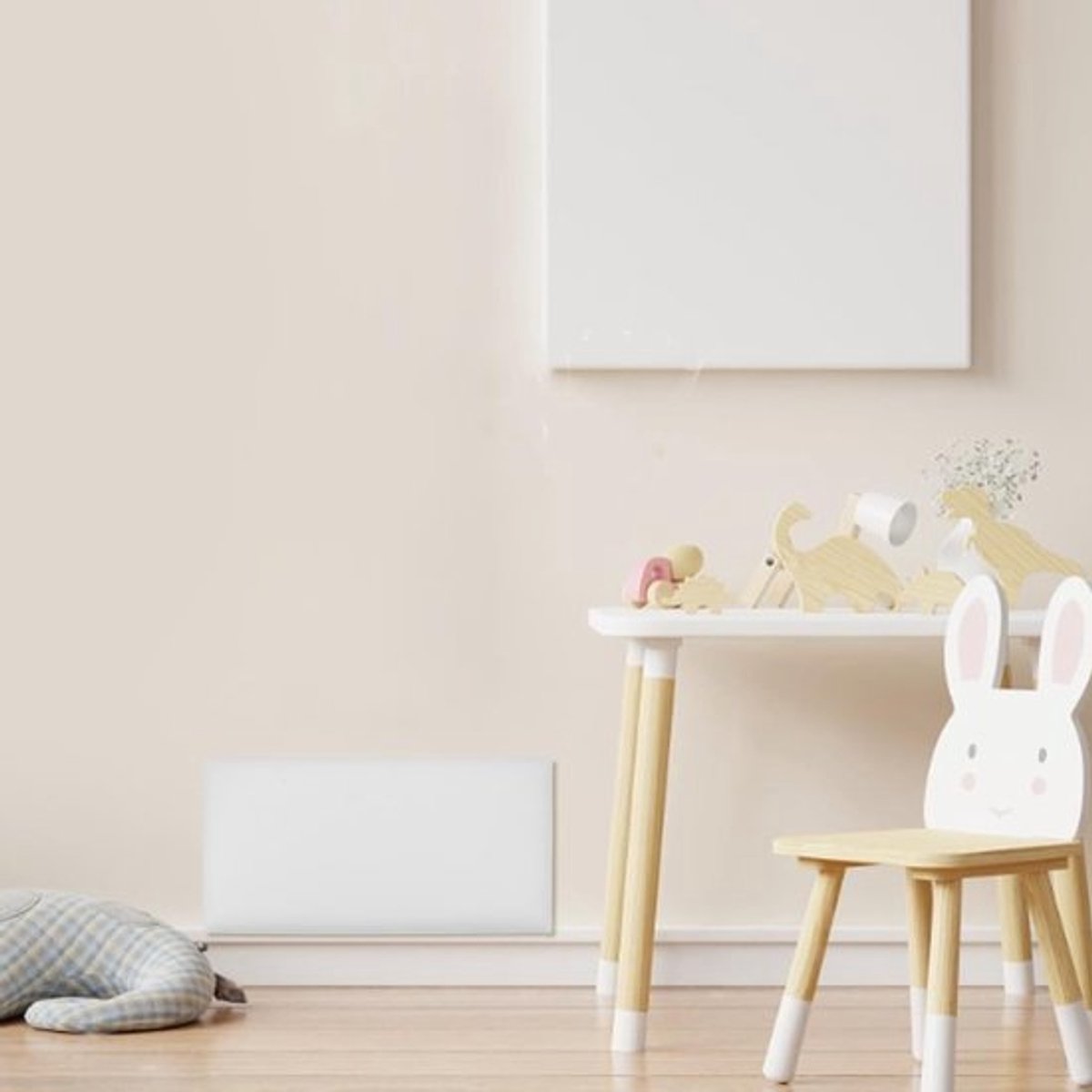 5 Stuks Zachte Wandbescherming voor Kinderen - Anti-Collisie Pads, Wandstickers en Decoratie in Wit PVC